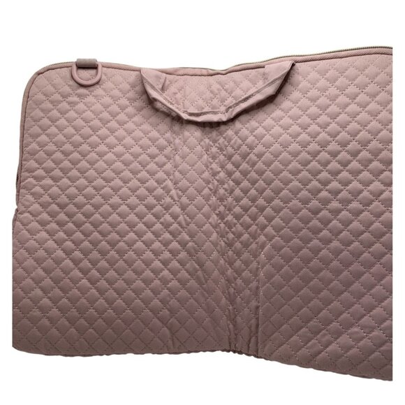 Bagsmart Quilted Laptop Bag 17.3 Inch With Zipper Compartments & Handles - Picture 3 of 4